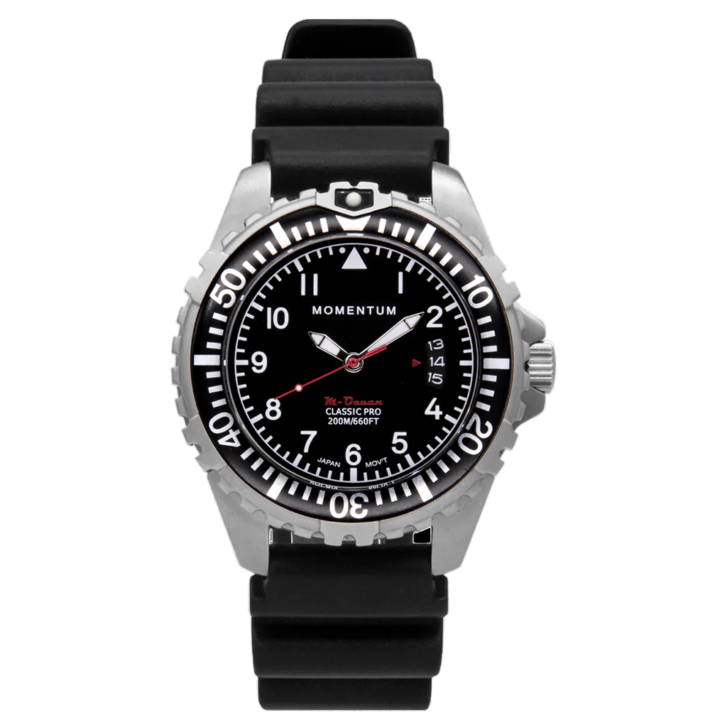 Momentum M-Ocean - Black Dial with Black Rubber