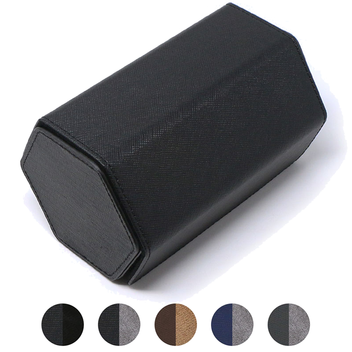 STRAPSCO - Dassari Premium Saffiano Leather Octo Roll 1-3 Slot