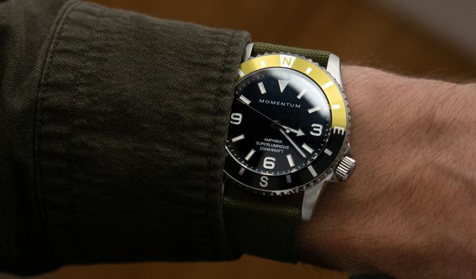 Momentum Amphibix - Green & Black Bezel