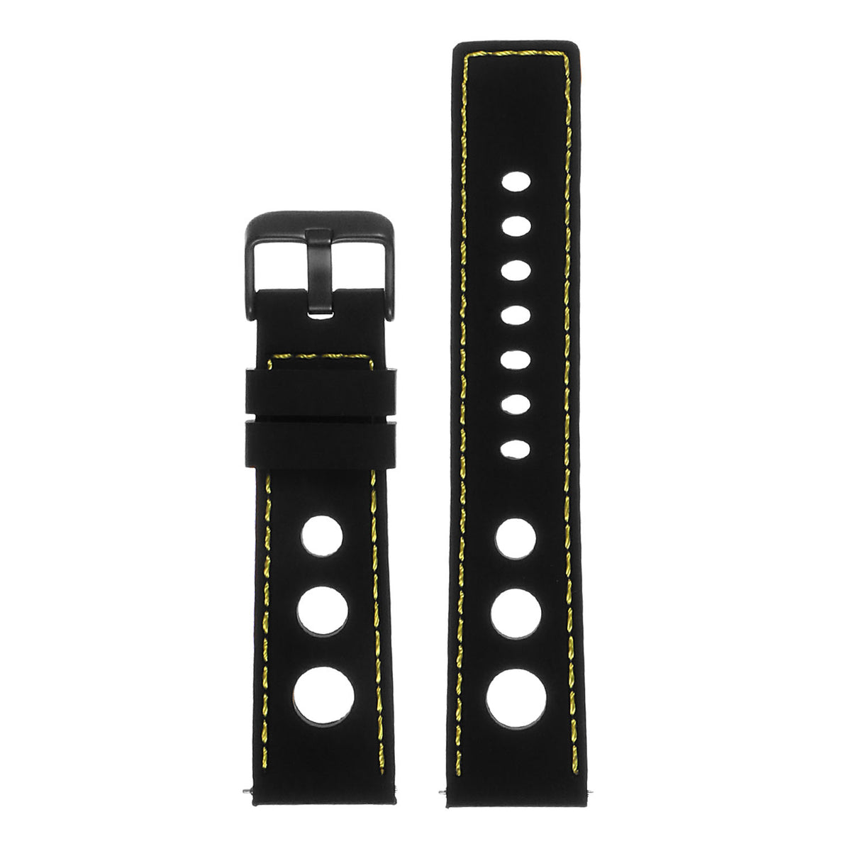 STRAPSCO - Rubber rally strap with black buckle – quick release
