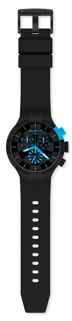 Swatch Watch Big Bold Chrono 47mm - Checkpoint Blue