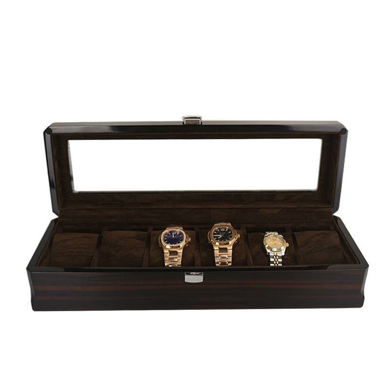 STRAPSCO - Legacy High Gloss Watch Box for 6 Watches