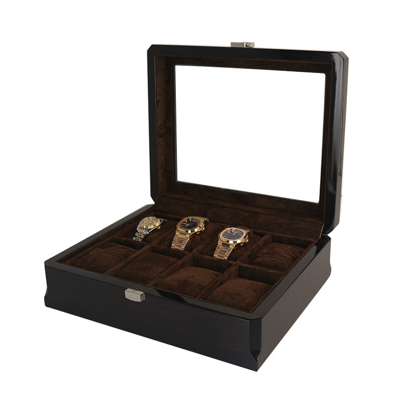 STRAPSCO - Legacy High Gloss Watch Box for 8 Watches