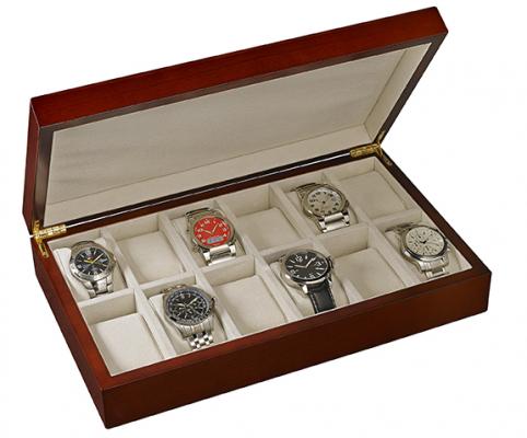 Alpine Wooden 12 Watch Box